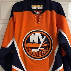 Koho New York Islanders Hockey Jersey - Orange and Navy